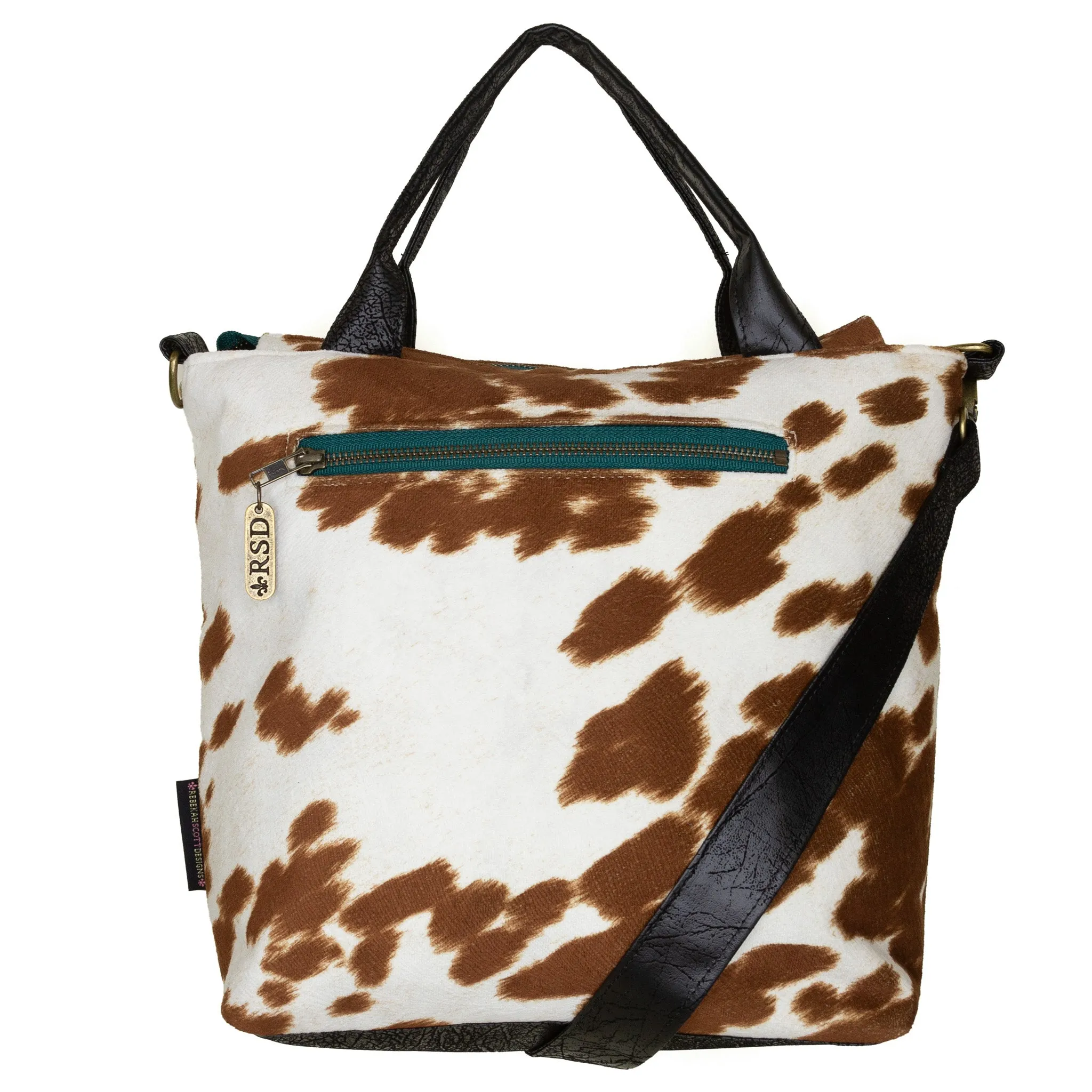 Amber Crossbody Premier: Longhorn Cowhide