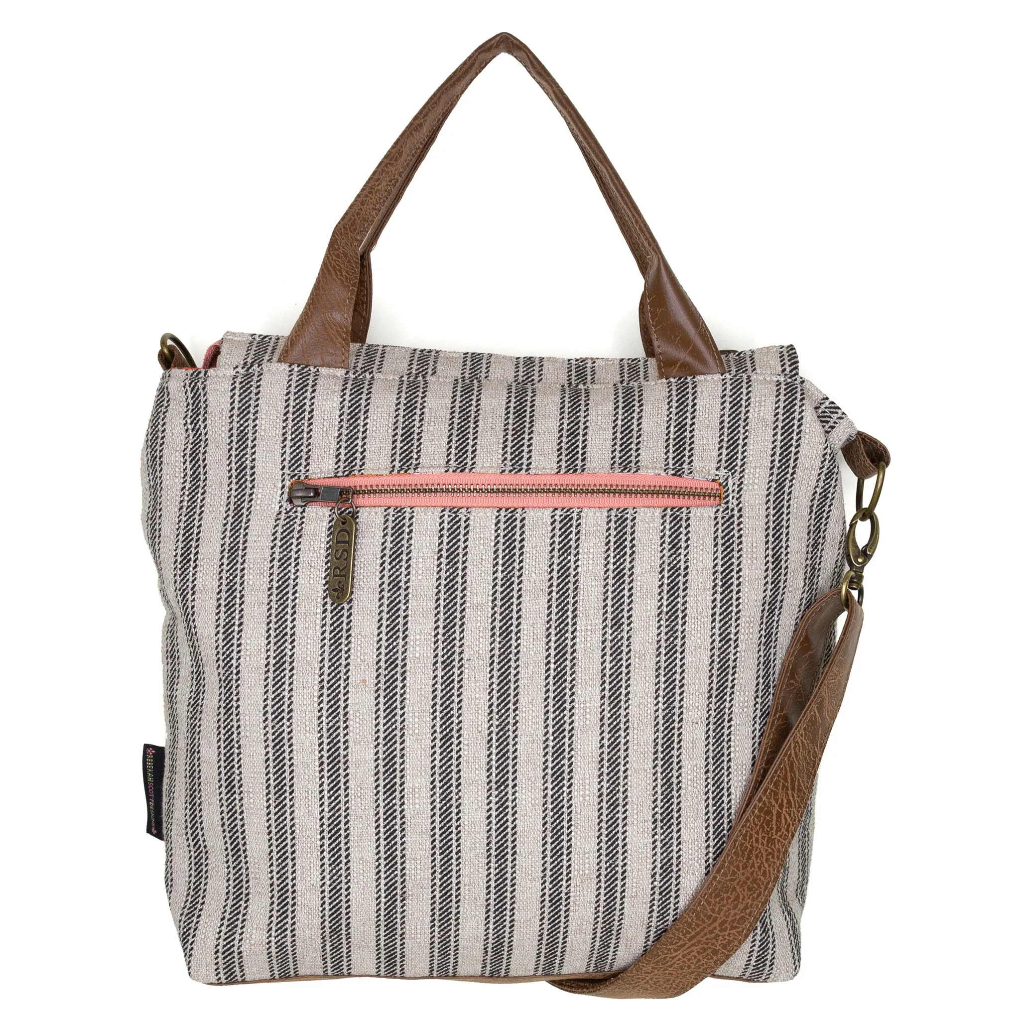Amber Crossbody Premier: Ticking Stripe