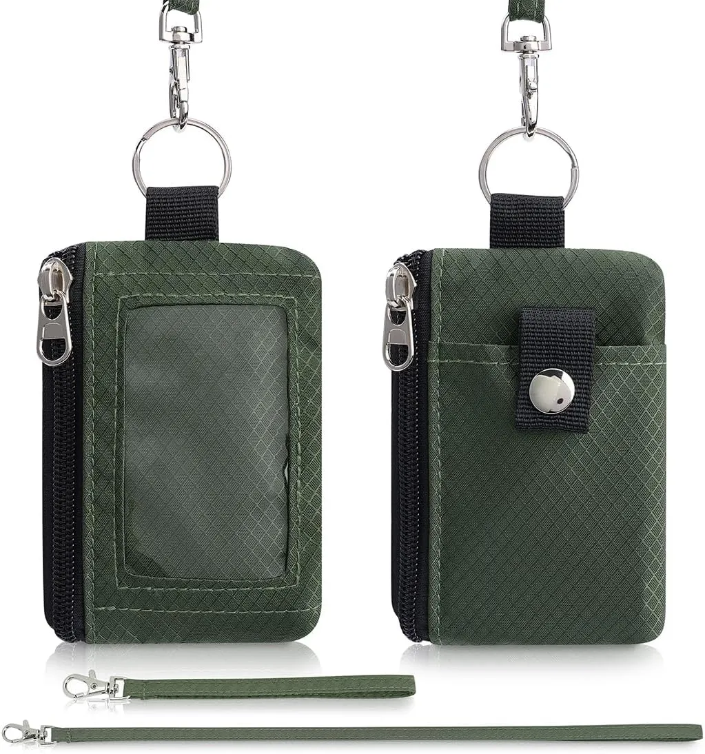 Artpaxy Minimalist Wallet For Mens Womens, Army Green, Classic