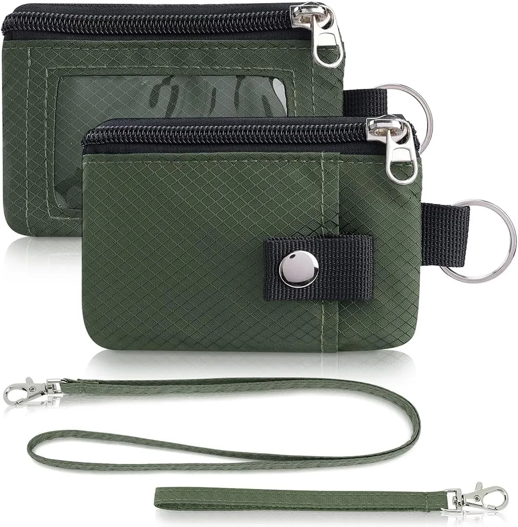 Artpaxy Minimalist Wallet For Mens Womens, Army Green, Classic