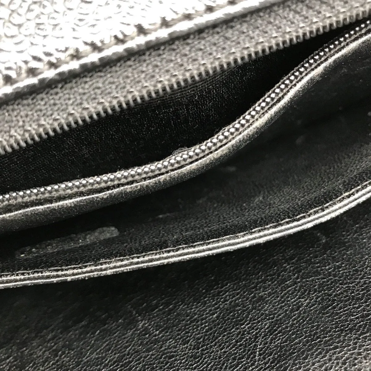 Chanel CC Caviar Leather Kelly Handbag Black