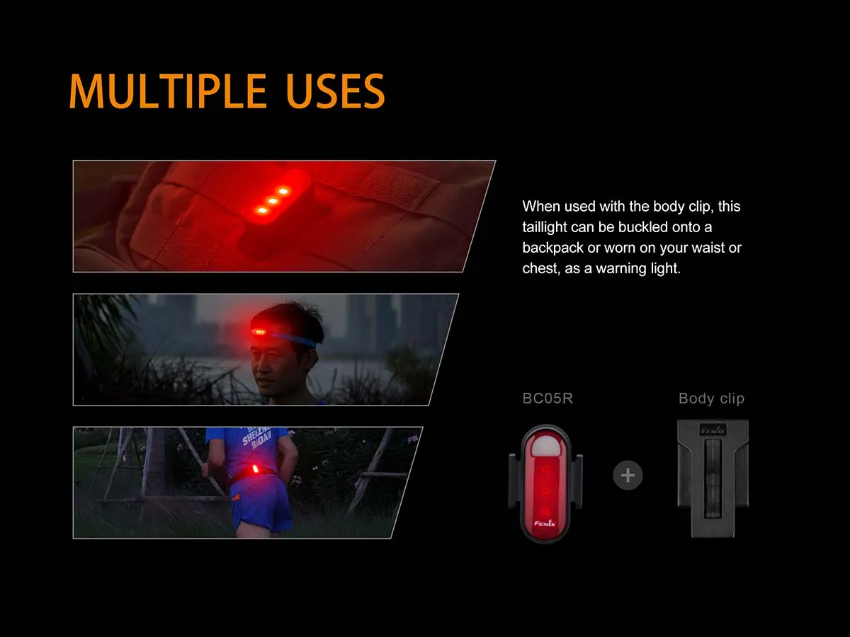 Fenix BC05R Rechargeable Bike Taillight - DISCONTINUED