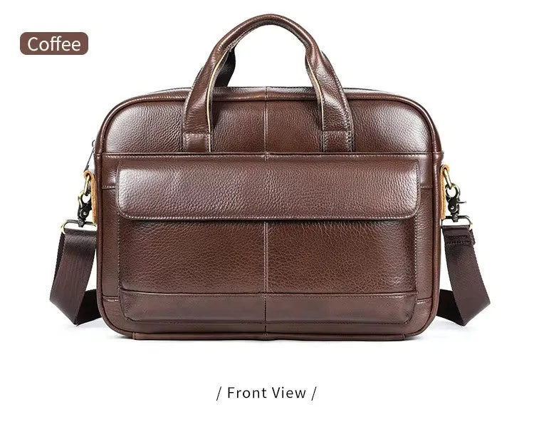 Genuine Leather Business Office Briefcase