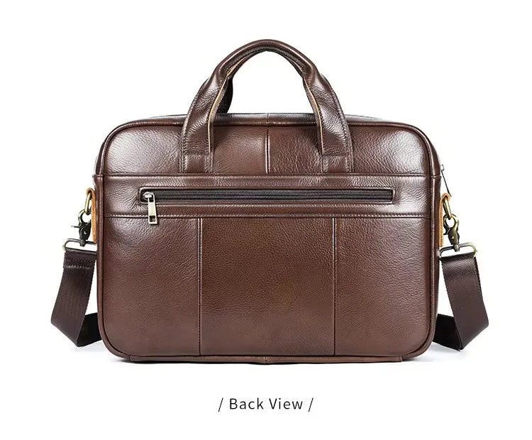 Genuine Leather Business Office Briefcase
