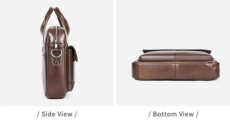 Genuine Leather Business Office Briefcase