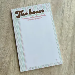 Hours Between Coffee & Cocktails Serve No Purpose - Notepad