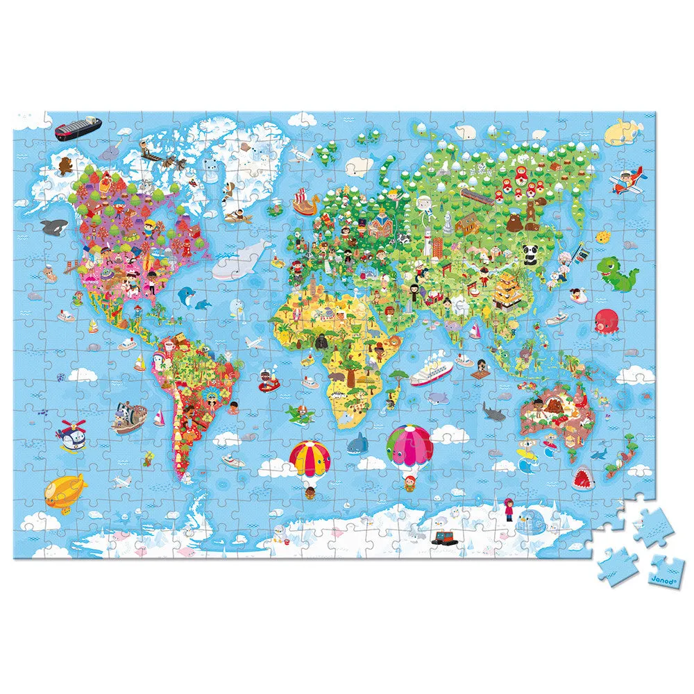 Janod World Giant Puzzle – 300pcs