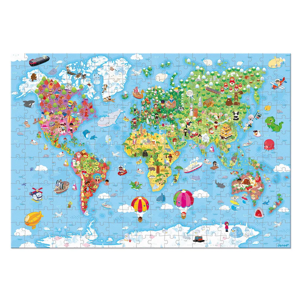 Janod World Giant Puzzle – 300pcs