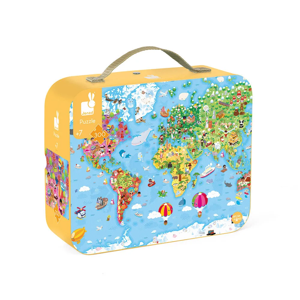 Janod World Giant Puzzle – 300pcs