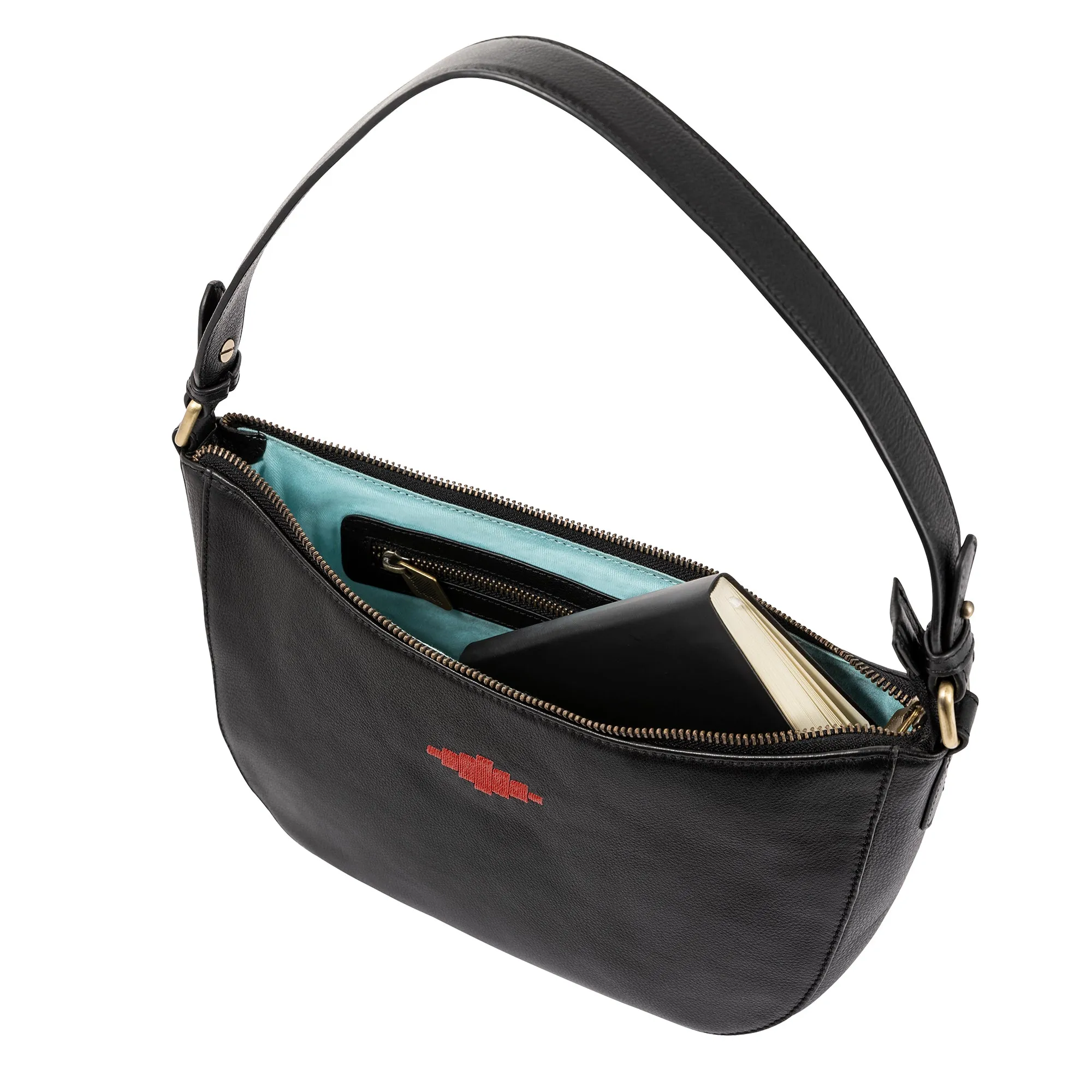 'Joven' Small Handbag - Black Leather