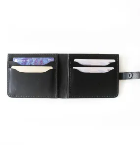 Leather Bifold Wallet - Black