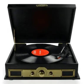 mBeat Vinrtage Style Briefcase USB Turntable Speaker