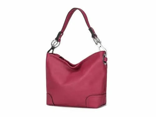 Mia K's MKF Collection Emily Chic Vegan Leather Hobo Bag