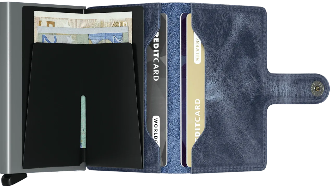 Miniwallet: Vintage Blue