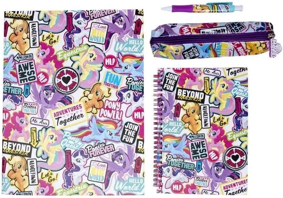 My Little Pony Movie Backpack Stationery Set - Perfect for Play and Crafting junior