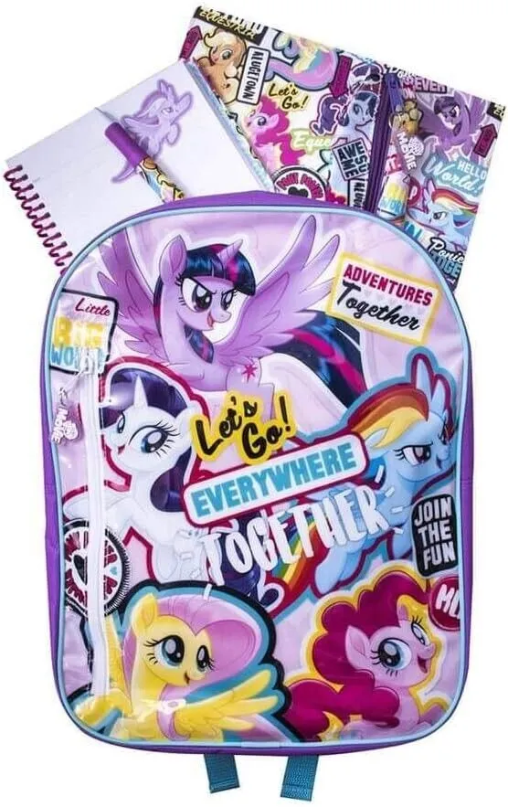 My Little Pony Movie Backpack Stationery Set - Perfect for Play and Crafting junior
