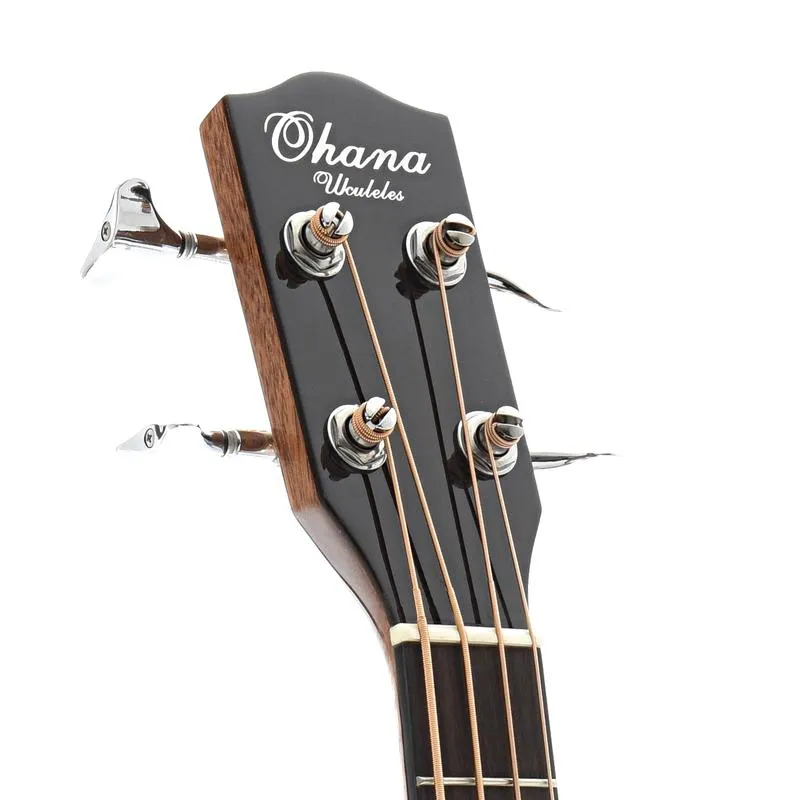 Ohana OBU-22 Fretted Acoustic Electric Bass Ukulele