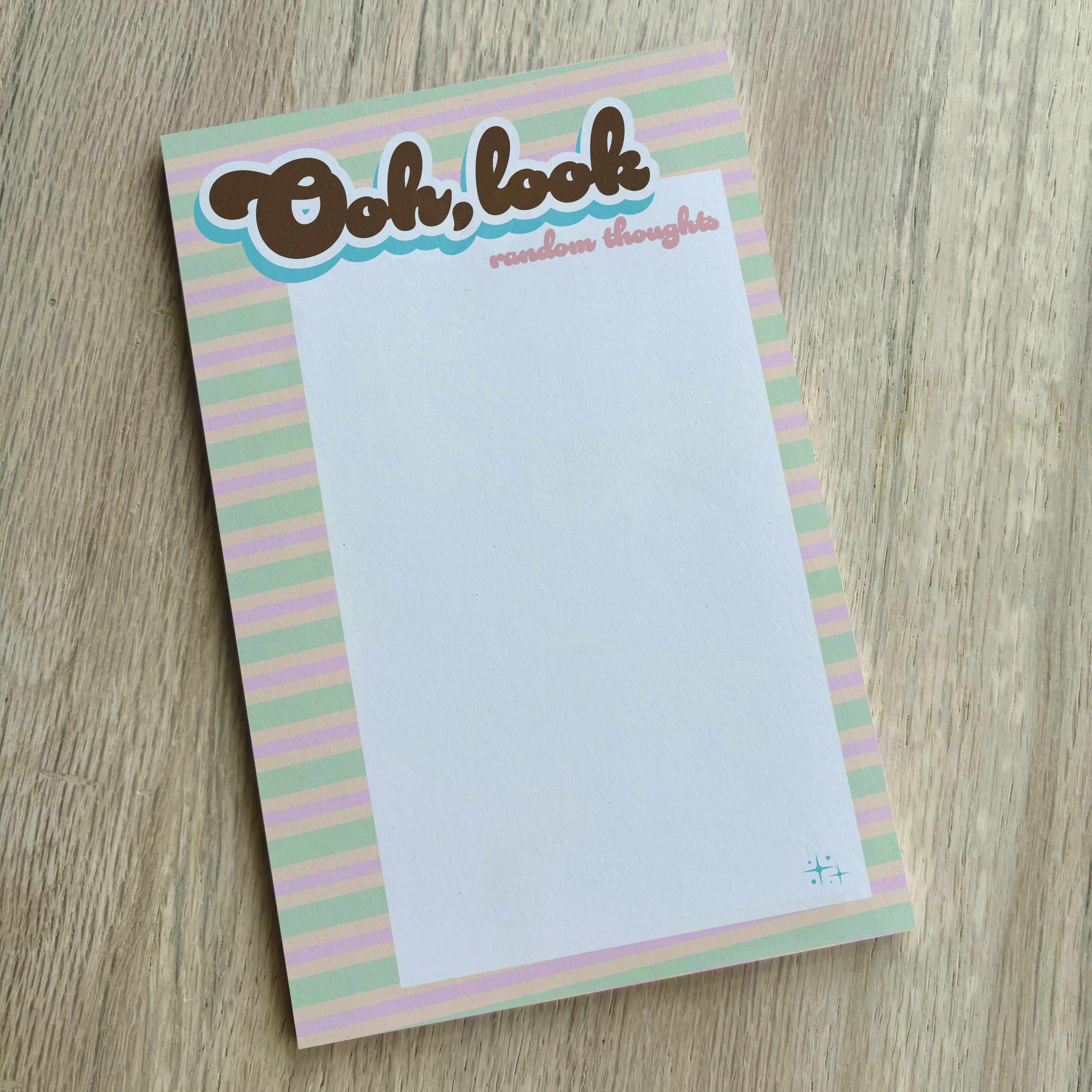 Ooh Look, Random Thoughts - Notepad