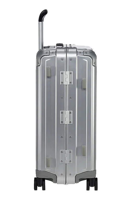Samsonite - Lite Box ALU 55cm Small 4 Wheel Hard Suitcase - Aluminium