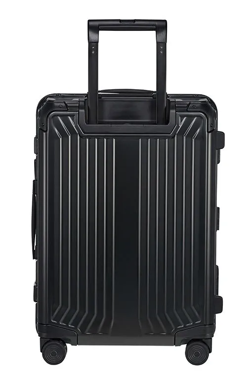 Samsonite - Lite Box ALU 55cm Small 4 Wheel Hard Suitcase - Black