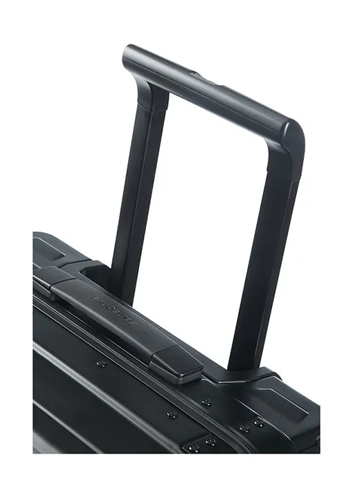 Samsonite - Lite Box ALU 55cm Small 4 Wheel Hard Suitcase - Black