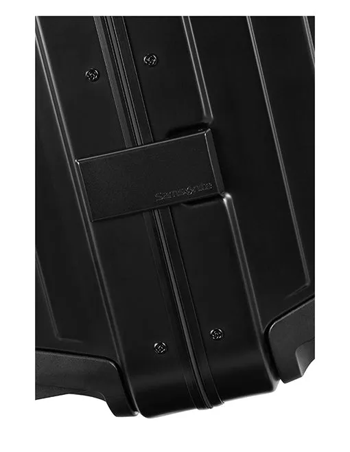 Samsonite - Lite Box ALU 55cm Small 4 Wheel Hard Suitcase - Black