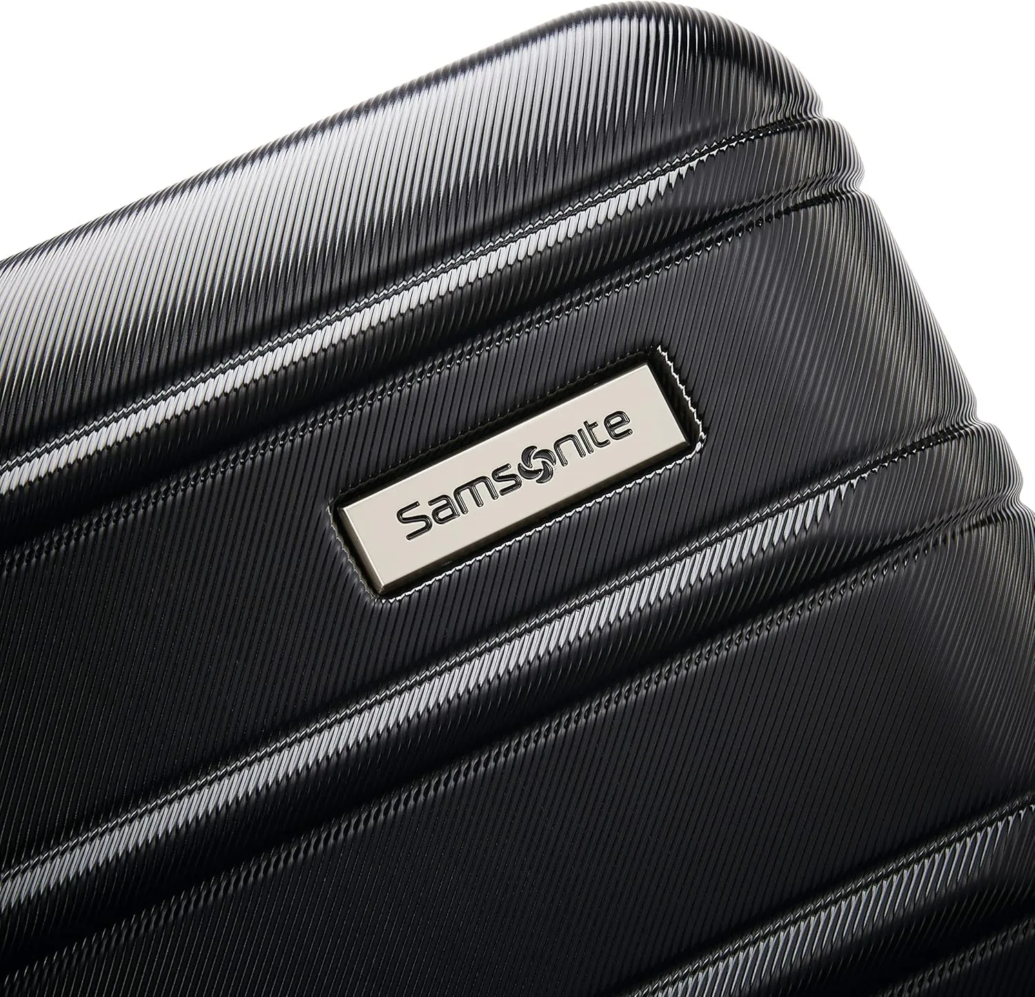 Samsonite Omni 2 28-Inch Large Checked Hardside Luggage with 360 Spinner Wheels - Scratch Resistant Hardshell - TSA Lock - Expandable Polycarbonate Shell for Lightweight Travel - Midnight Black