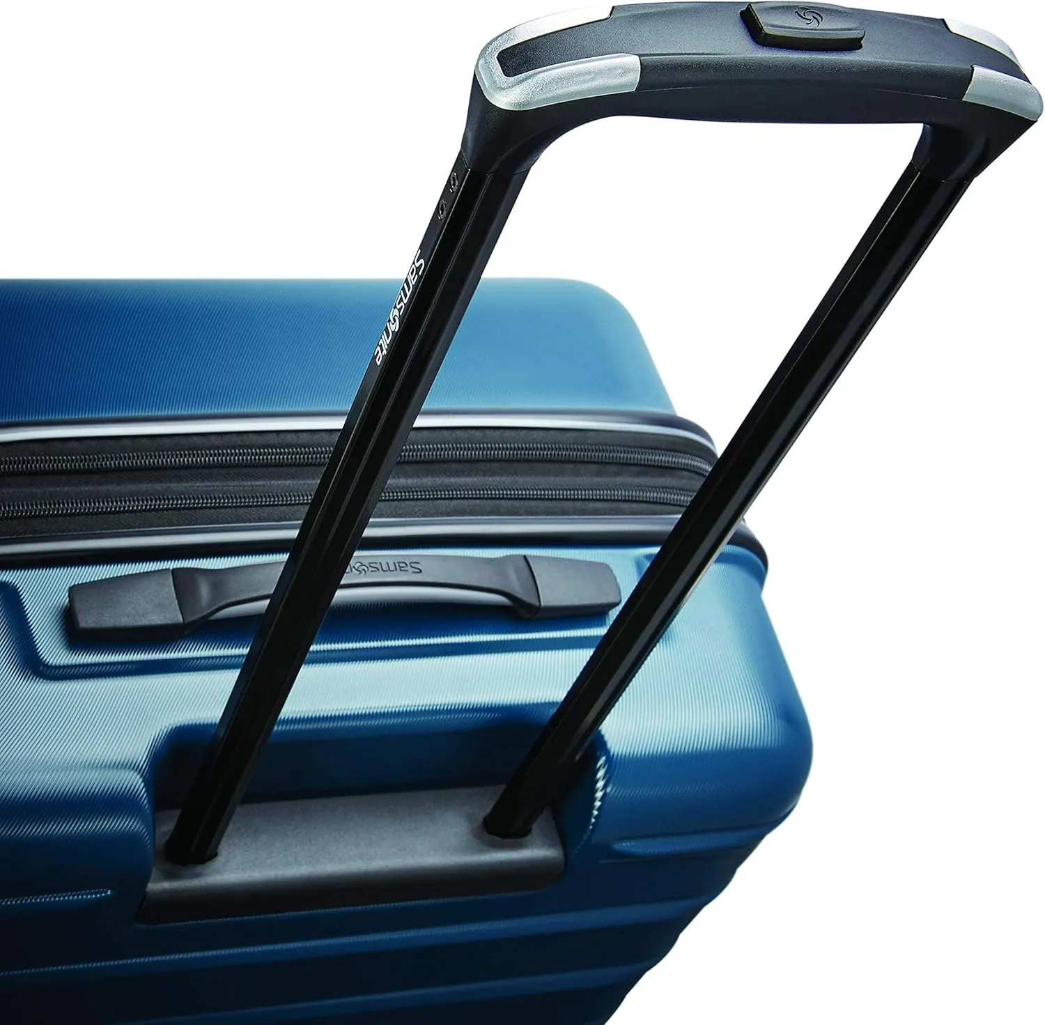 Samsonite Omni 2 28-Inch Large Checked Hardside Luggage with 360 Spinner Wheels - Scratch Resistant Hardshell - TSA Lock - Expandable Polycarbonate Shell for Lightweight Travel - Nova Teal