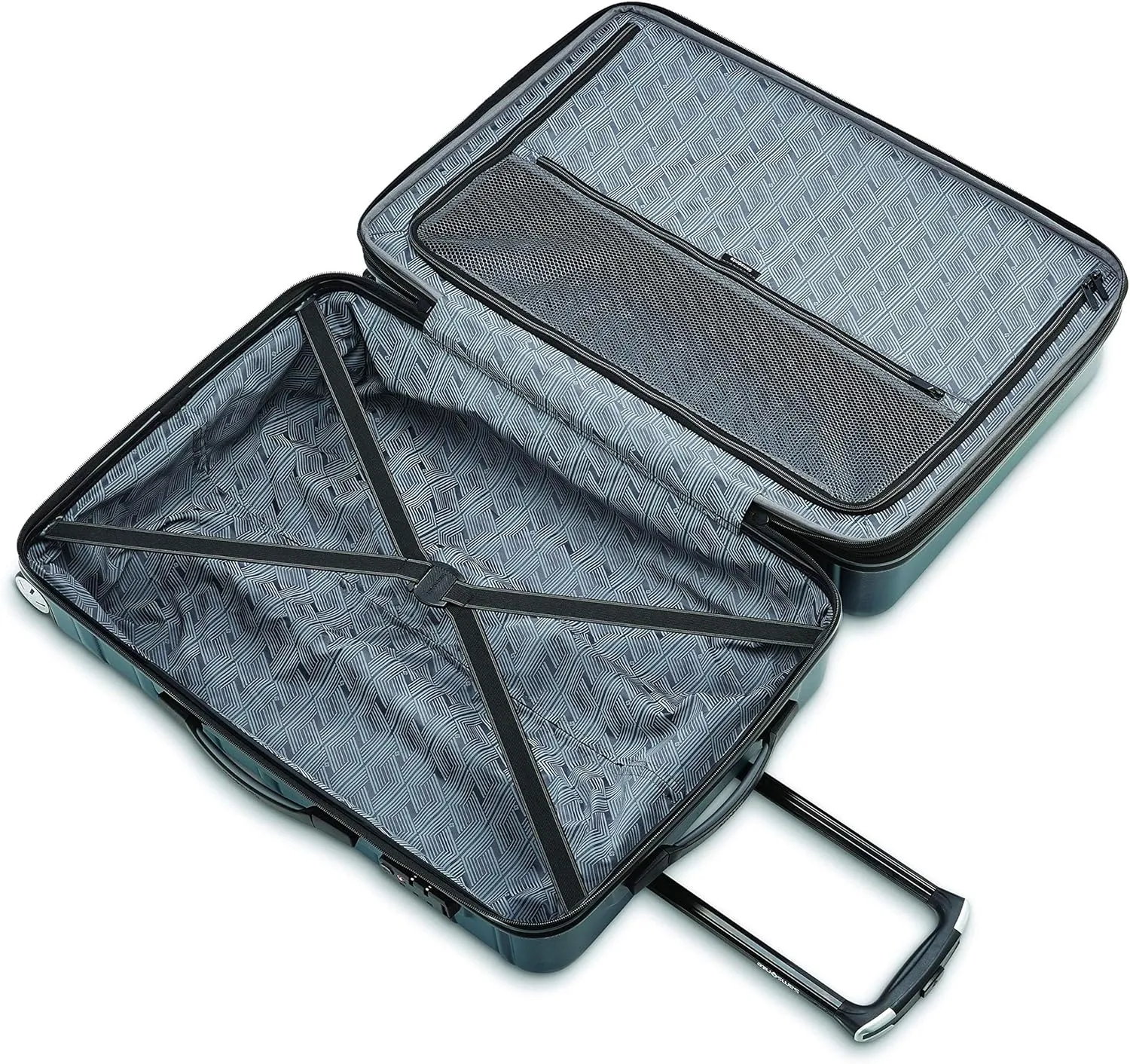 Samsonite Omni 2 28-Inch Large Checked Hardside Luggage with 360 Spinner Wheels - Scratch Resistant Hardshell - TSA Lock - Expandable Polycarbonate Shell for Lightweight Travel - Nova Teal