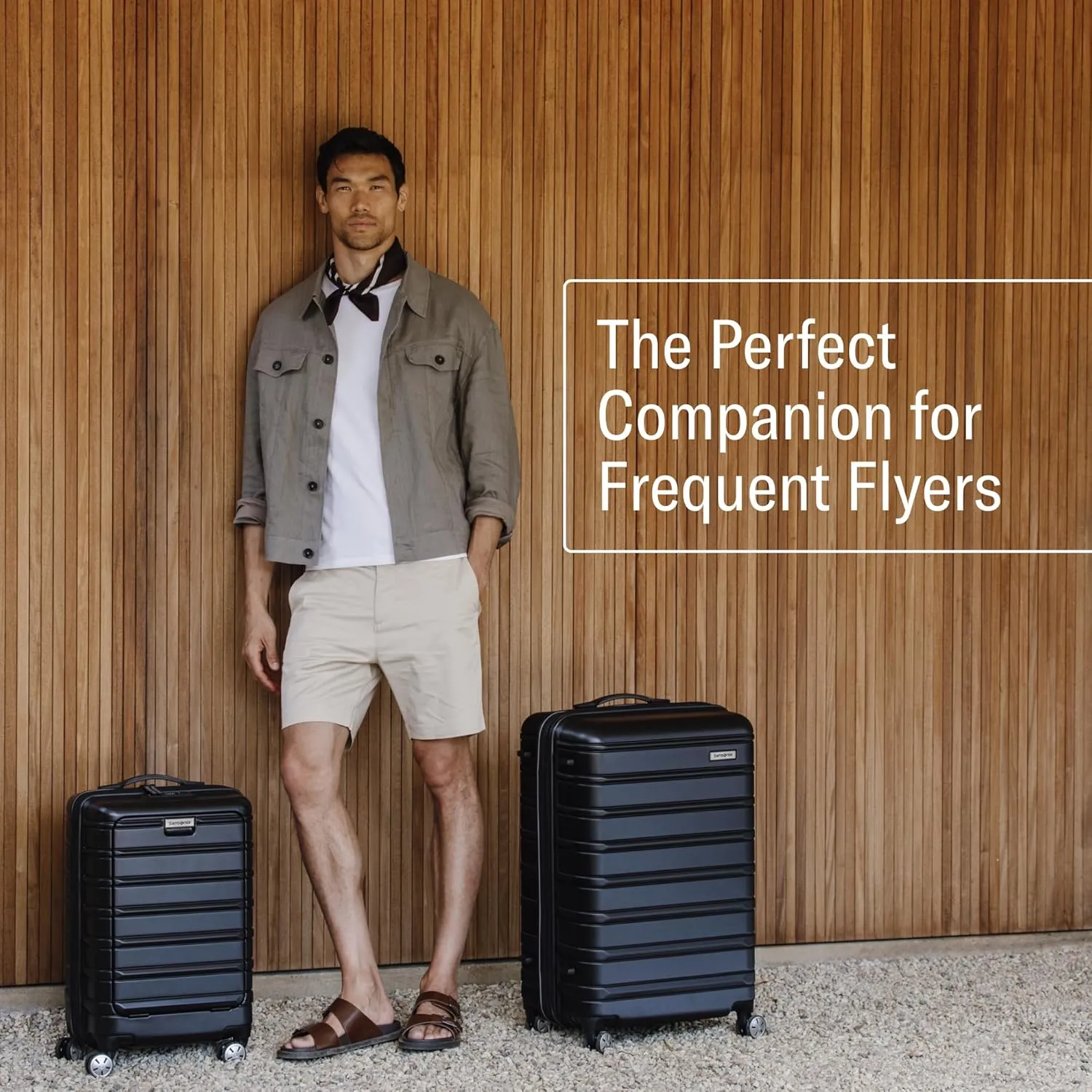 Samsonite Omni 2 Carry-On Hardside Luggage with 360 Spinner Wheels - Scratch Resistant Hardshell - TSA, Airline-Approved - Expandable Polycarbonate Shell for Lightweight Travel - Artic Silver