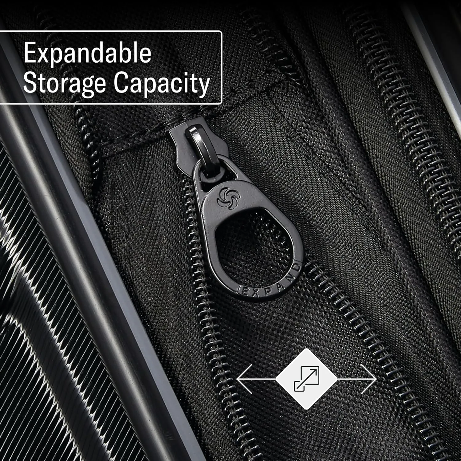 Samsonite Omni 2 Carry-On Hardside Luggage with 360 Spinner Wheels - Scratch Resistant Hardshell - TSA, Airline-Approved - Expandable Polycarbonate Shell for Lightweight Travel - Artic Silver