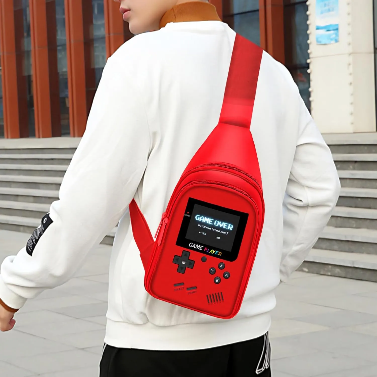 School Backpack For Boys - Gamer Boys Backpack For Kids Children Teens Elementary Middle School - Ages 6-18，17″