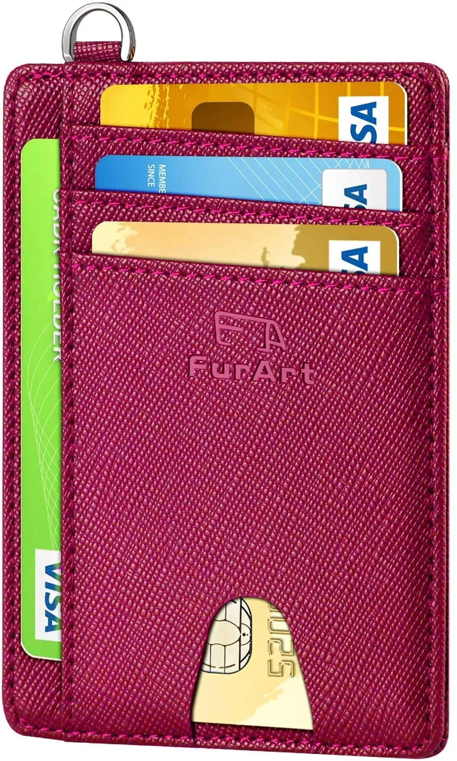 Slim Minimalist Wallet, RFID Blocking, Credit Card Holder