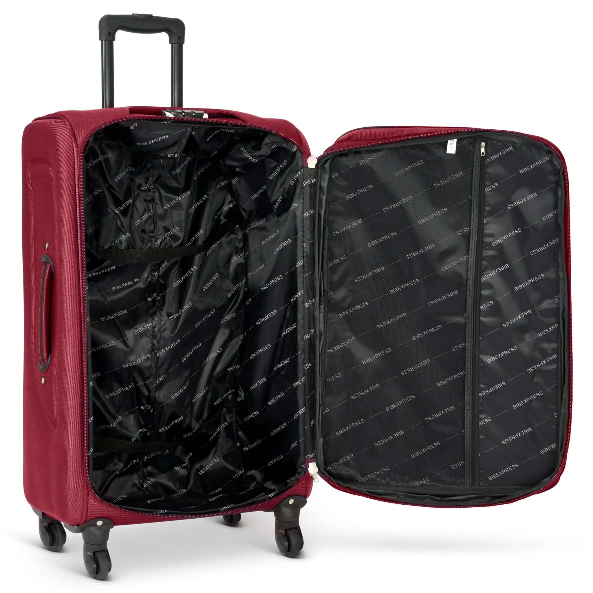 Suitcase Luggage Set On Wheels Set of 4, Assorted Colours