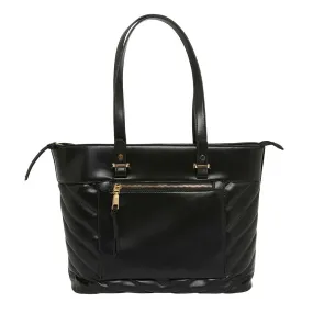 Tig Handbag in Black Smooth