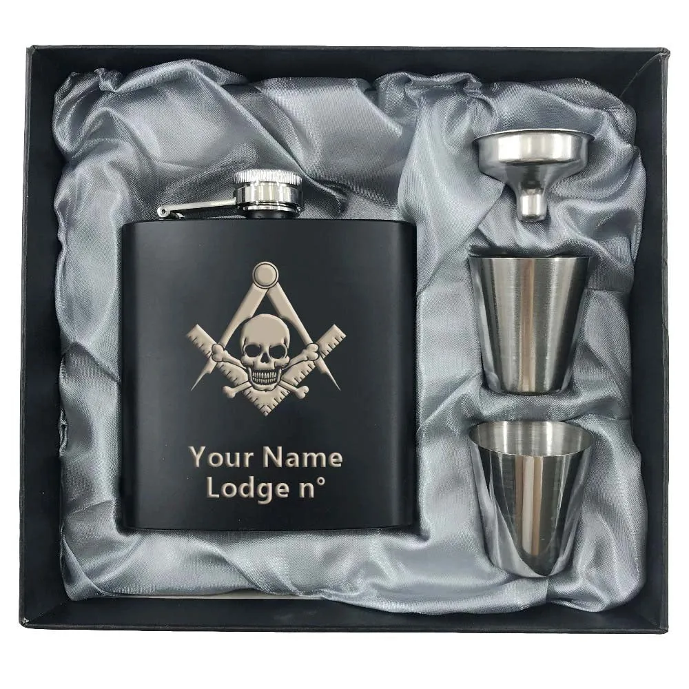 Widows Sons Flask - 2 Shot Glasses & Funnel