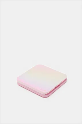 Women Pink Pocket Mirror