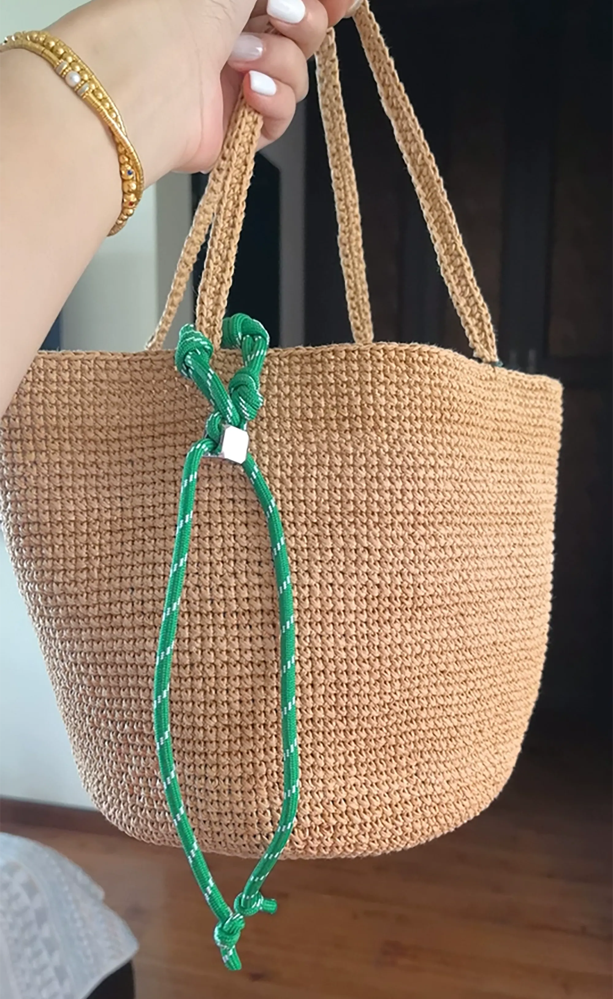 Woven Hand Strap Pendant Accessory for Briefcase, Lanyard Decoration for Handbag or Tote Bag